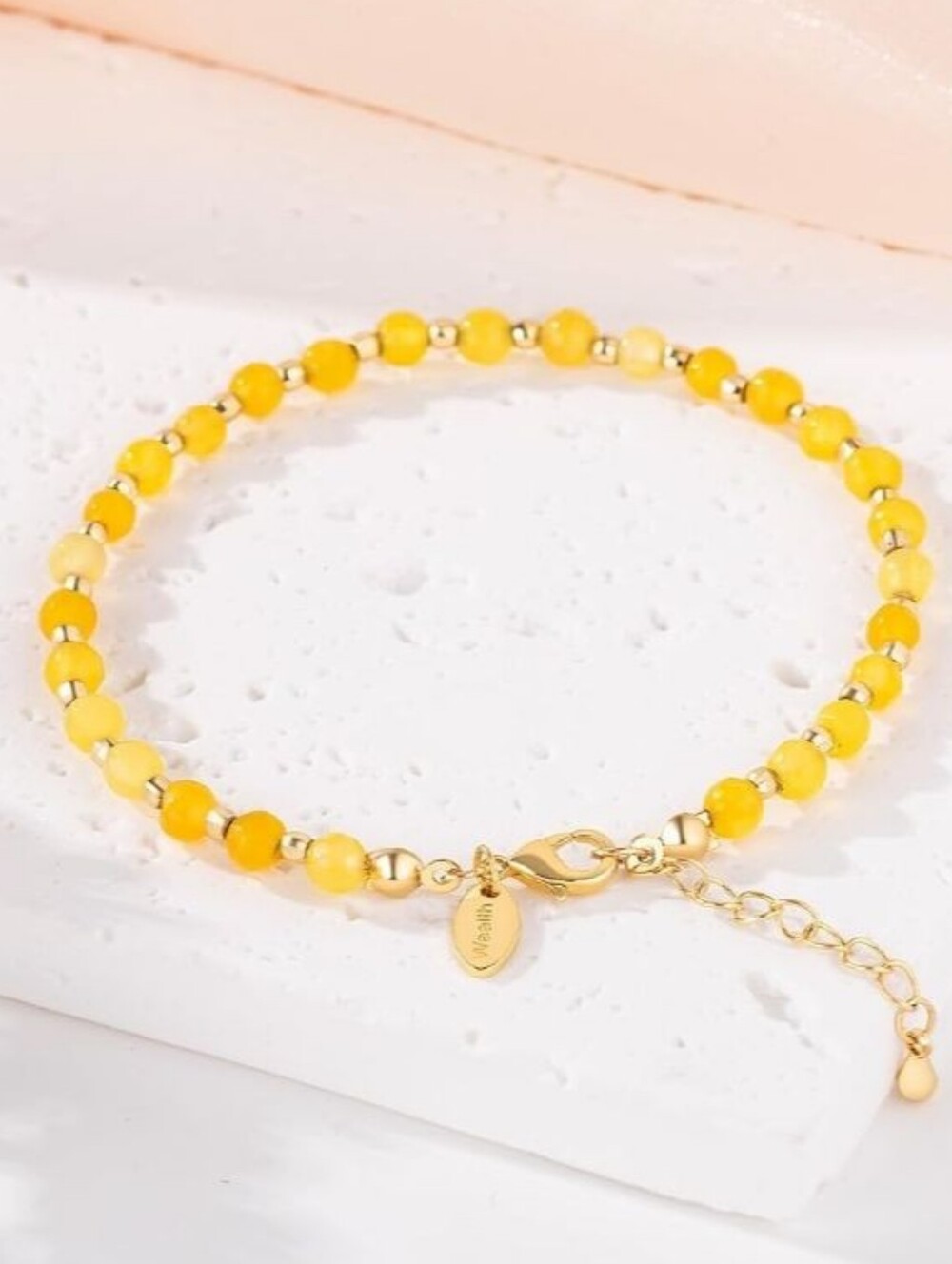 Healing Yellow Jade Bracelet